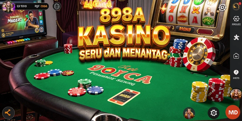 Tampilan utama gameplay Kasino yang menarik dan interaktif.
