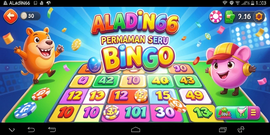 Screenshot dari gameplay Bingo ALADIN66 yang mengasyikkan.