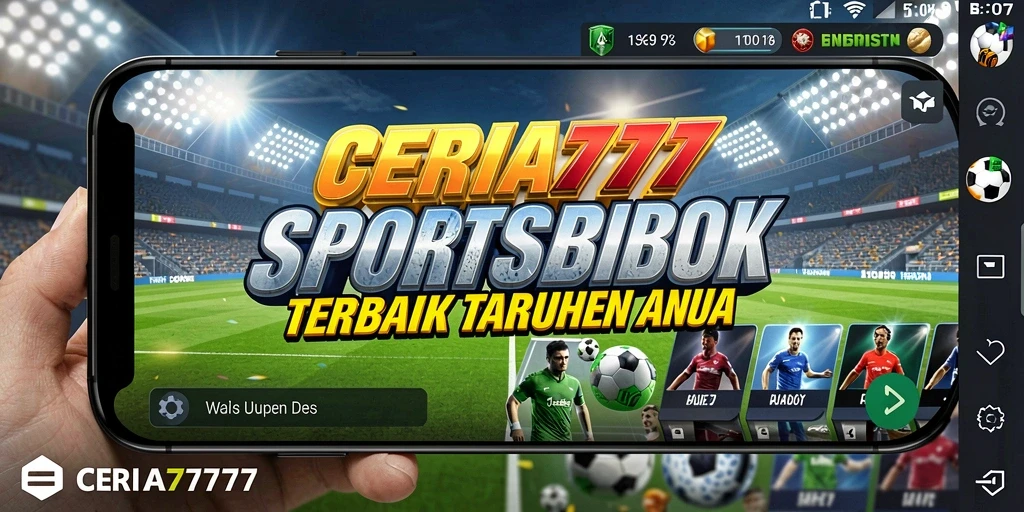 Tampilan gameplay menarik pada aplikasi Sportsbook CERIA777.