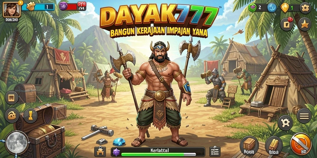 Screenshot utama DAYAK777 menampilkan gameplay Tycoon yang menarik.