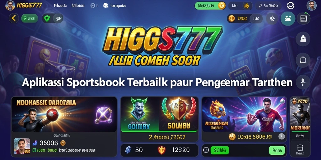 Tampilan gameplay HIGGS777 yang menarik dalam taruhan olahraga.