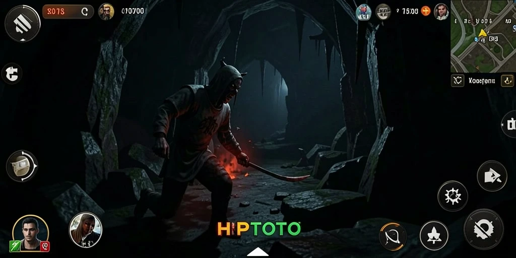 Tangkapan layar gameplay HPTOTO menunjukkan suasana menyeramkan yang mendebarkan.