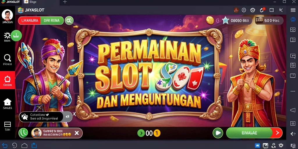 Tangkapan layar gameplay JAYASLOT yang menampilkan keseruan permainan slot.