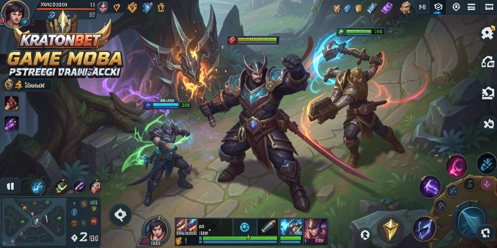 Tampilan gameplay KRATONBET yang penuh aksi dan strategi.