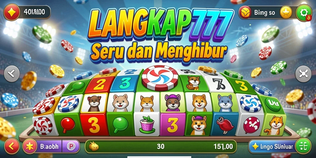 Tampilan gameplay LENGKAP777 yang seru dan interaktif saat bermain Bingo.