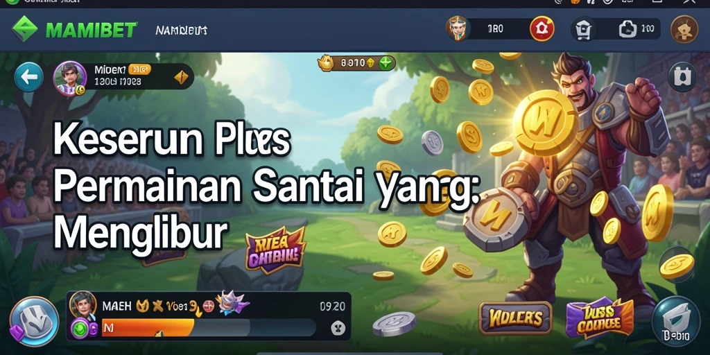 Screenshot MAMIBET menunjukkan gameplay yang seru dan penuh warna.