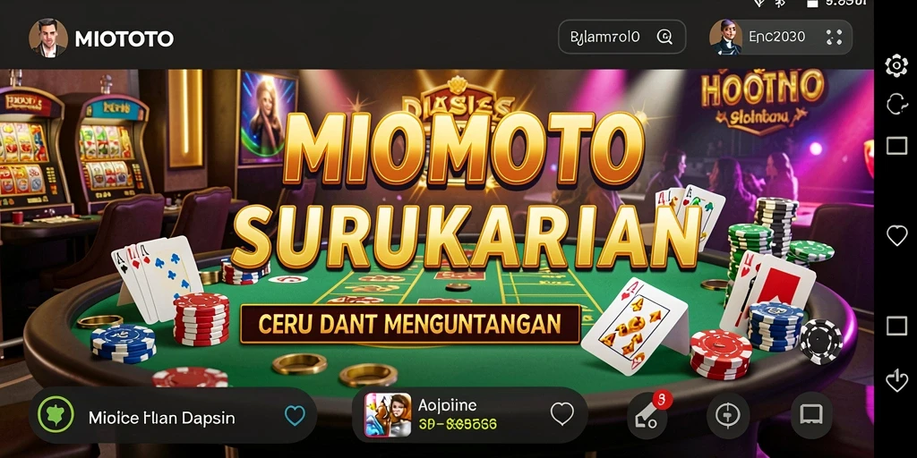 Tampilan gameplay seru <strong>MIOTOTO</strong> dengan beragam permainan kasino.