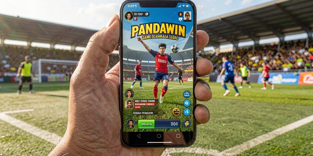Screenshot gameplay menarik dari PANDAWIN yang menunjukkan aksi olahraga seru.