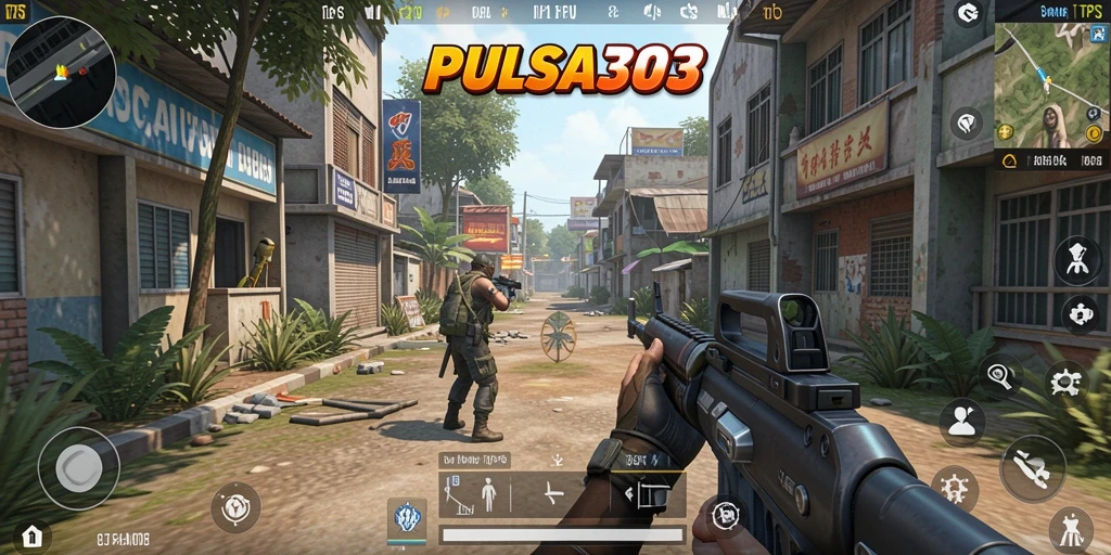 Screenshot PULSA303 menampilkan aksi seru dalam permainan TPS.