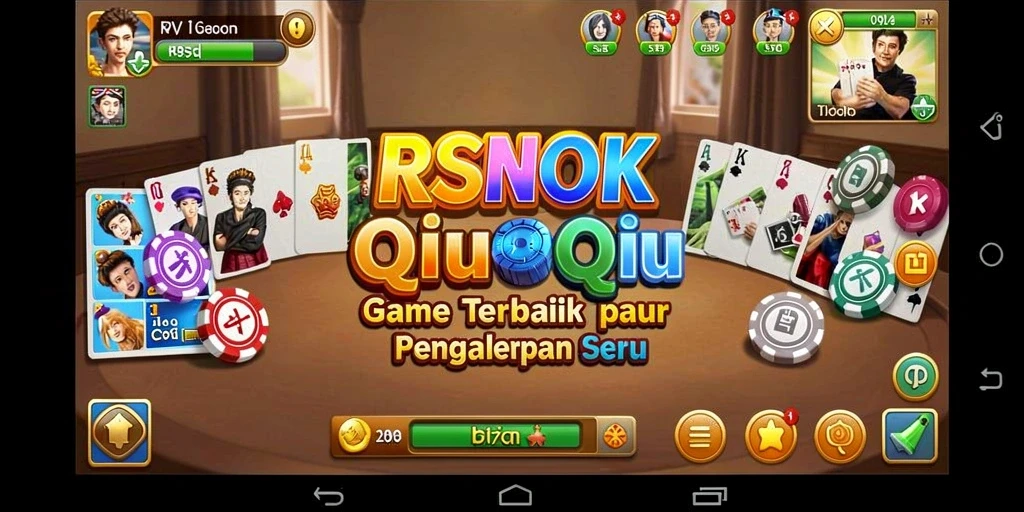 Gameplay seru RSNOK dalam aksi QiuQiu.