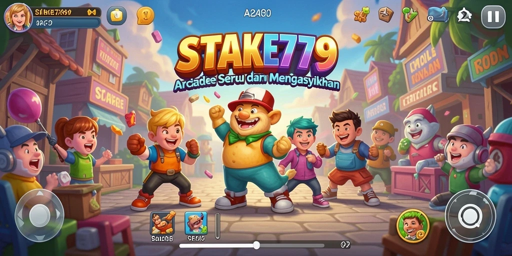 Tampilan gameplay STAKE779 yang menarik dan penuh warna.