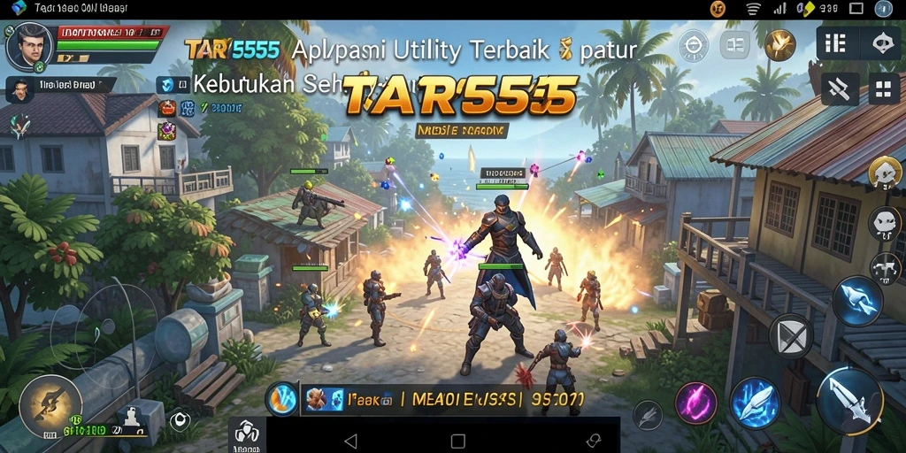 Tampilan antarmuka TAR555 yang modern dan intuitif.
