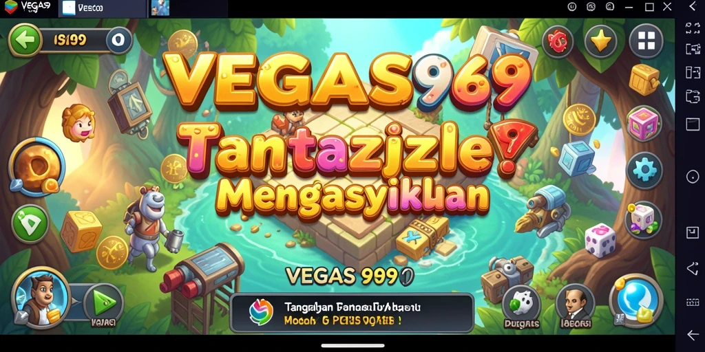 Tampilan gameplay dari VEGAS969 yang penuh tantangan Puzzle.
