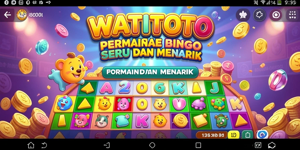 Tangkapan layar WATITOTO menampilkan gameplay Bingo yang mengasyikkan.