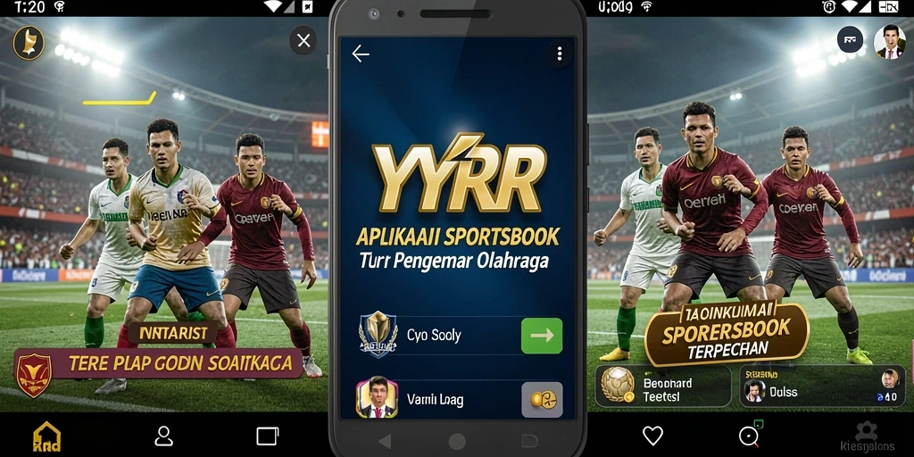 Tampilan permainan YYRR dengan berbagai pilihan olahraga untuk taruhan.